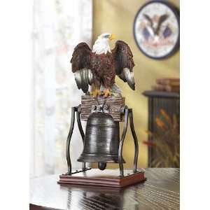  Eagle On Bell Statue / Figurine