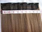 lx9 w clip in synthetic hair extension light brown  heat 