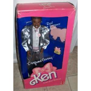  1987 Perfume Giving Ken Ethnic Barbie Doll Item #4555 