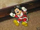 Mickey Mouse with Balloons wood ornament  