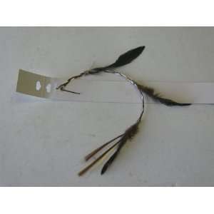  Real Feather Hair Extension with Clip on Brown Color 
