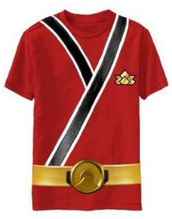   Red Samurai Ranger Uniform Monster Toddler T shirt Tee Clothing