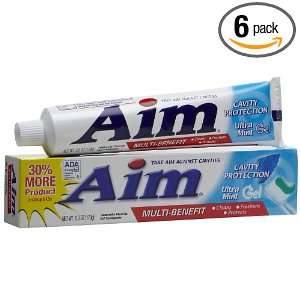   Toothpaste, Ultra Mint Gel, 6 Oz (Pack of 6)