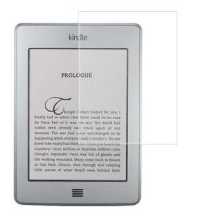 BK  Kindle Touch Genuine Leather Cover Case+Reading Light+Screen 