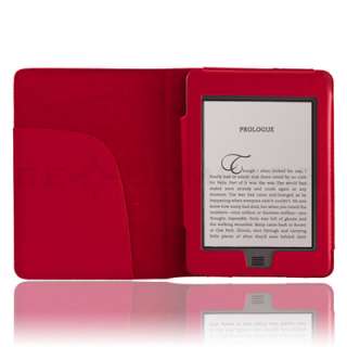   Leather Folio Cover Case Pouch for  Kindle Touch 4 4th 3G  