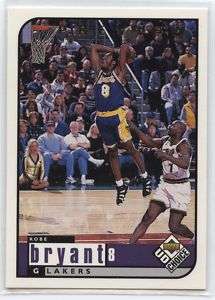 1998 99 UD Choice PREVIEW #69 Kobe Bryant LAKERS HOT  