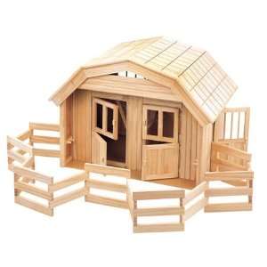  Maxim Saddle Brook Medium Stable Barn with Corral Toys 