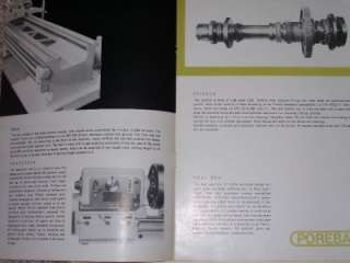 Vtg Poreba Catalog~TR 90B/100B/135B Lathes~Machine Tool  