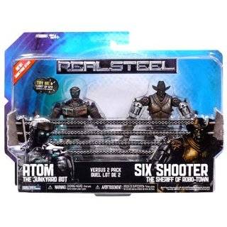 Real Steel Movie BASIC Action Figure 2Pack Atom Vs. Six Shooter