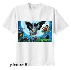 LEGO Batman Personalized toddler t shirts nick jr. size 2t 7 short 