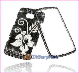Bling Diamond Flower Hard Case Cover For LG ALLY VS740  