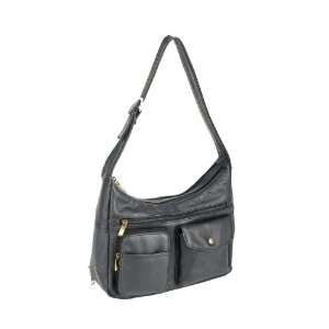  Concealed Carry Purse   Black Leather   Dedicated Locking 