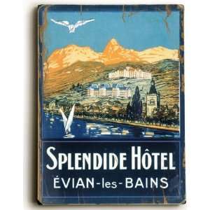  Splendide Hotel, Evian les Bains by unknown. Size 12.00 X 