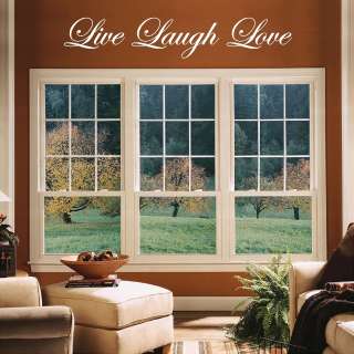 NEW custom LIVE LOVE LAUGH wall art ANY COLOR home decor / wall decal 
