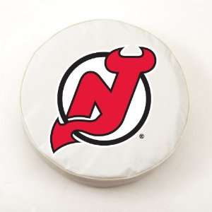    New Jersey Devils NHL White Spare Tire Cover: Sports & Outdoors