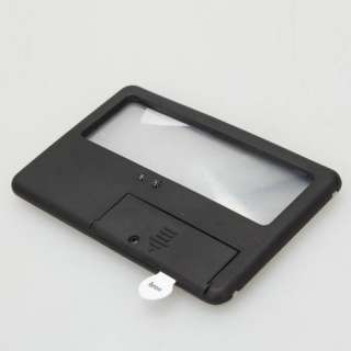 Credit Card Size LED Magnifier Magnifying Glass NEW  