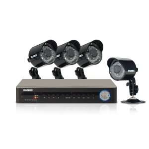   Security DVR with 4 Indoor/Outdoor Security Cameras
