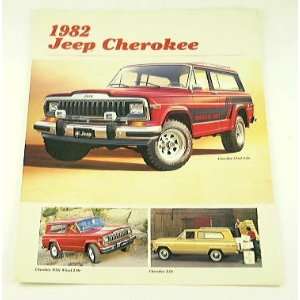   1982 82 Jeep CHEROKEE Truck Suv BROCHURE Chief Laredo 