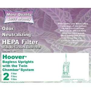  2 Pack, Hoover Windtunnel Upright HEPA Filter with Odor 