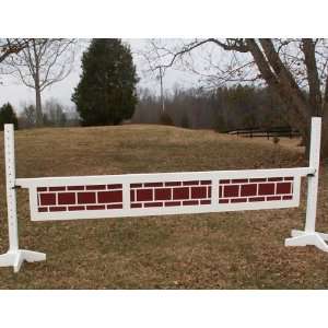   Panel Brick Pattern Gate Wood Horse Jumps 12ft