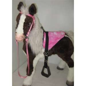   mores Interactive Horse Saddle Set Pink Camo