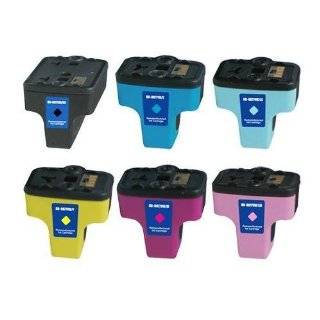 Set Of 6 Black & Color HP 02 Remanufactured Ink Cartridges by Unknown