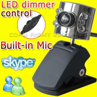16M 6 LED HD WEBCAM MICROPHONE WITH STAND FOR PC LAPTOP  