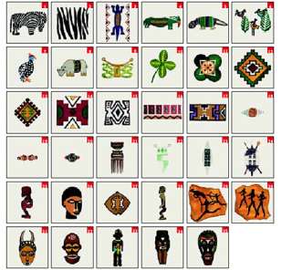 Viking Embroidery Designs African Arts #37 for Designer II New  