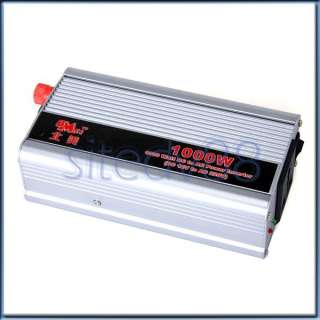 1000W DC 12V to AC 220V Car Power Inverter Adapter  