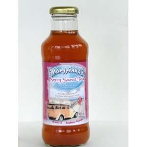 MaryAnnas Berry Sweet Tea, 16 ounce bottle (case of 12)  