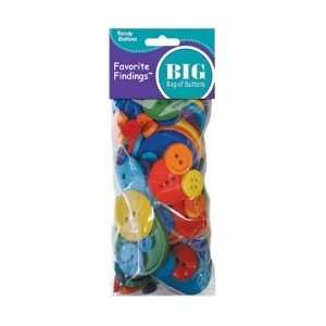  Favorite Findings Big Bag Of Buttons   Rainbow 3.5oz 