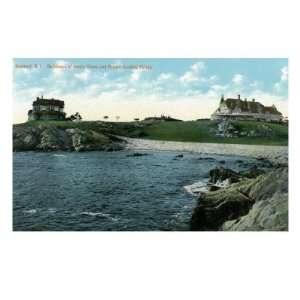 Newport, Rhode Island, View of Robert Cushing Estate Giclee Poster 