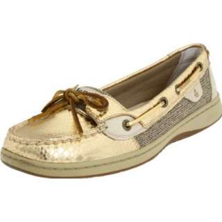 Sperry Top Sider Womens Angelfish Gold Snake Shoe   designer shoes 
