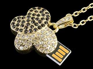 4GB USB Jewel Butterfly Necklace Flash Drive  