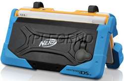 Nintendo DSi Nerf Armor Protect Case BLUE & BLACK RARE FREE SHIP 