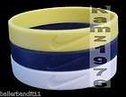 Nike Baller ID rubber wrist bands bracelet blue white