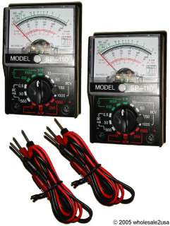 Analog Multimeter Multi Circuit Tester Voltage Meters  