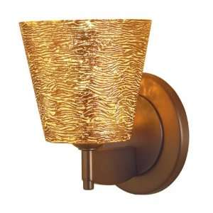 Bruck Lighting Bling I Diamond LED Wall Sconce 103841BZ Bronze Gold 
