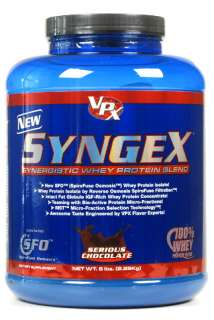 VPX SPORTS SYNGEX 100% WHEY PROTEIN BLEND 5LB JUG NEW 610764825100 