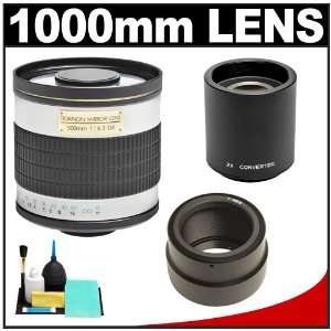 Rokinon 500mm f/6.3 Mirror Lens & 2x Teleconverter ( 1000mm) with 
