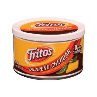 Fritos Cheese Dip, Jalapeno Cheddar Flavor, 9 Oz Can (Pack of 3)