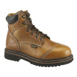  Ad Tec 6in Mens Light Brown Comfort Leather Work Boots 