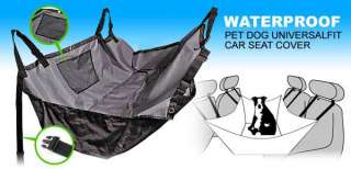 Pet Dog Car Seat Cover Safety Hammock WATERPROOF Black  