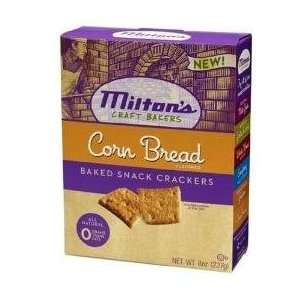 Miltons Cracker Btsz Corn Bread 8 OZ (Pack of 12)  