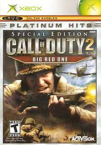 new Call of Duty 2 BIG RED ONE SPECIAL EDITION XBOX+360 047875810259 