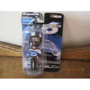  NASCAR Mark Martin Series 6 Mini Bobblehead Doll Toys 