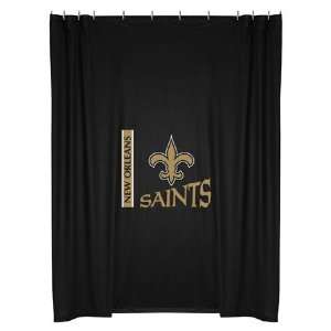    New Orleans Saints Bathroom Shower Curtain