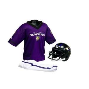   Baltimore Ravens NFL Youth Helmet and Uniform Set: Sports & Outdoors