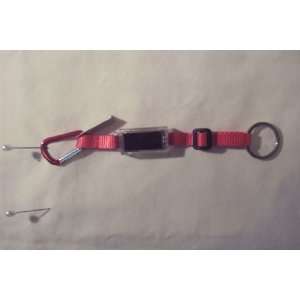     Solar Flashing Carabiner Clip Bracelet/keychain 