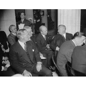 1938 photo Officials at opening of Federal Reserve Bldg., Oct 15, 1937 